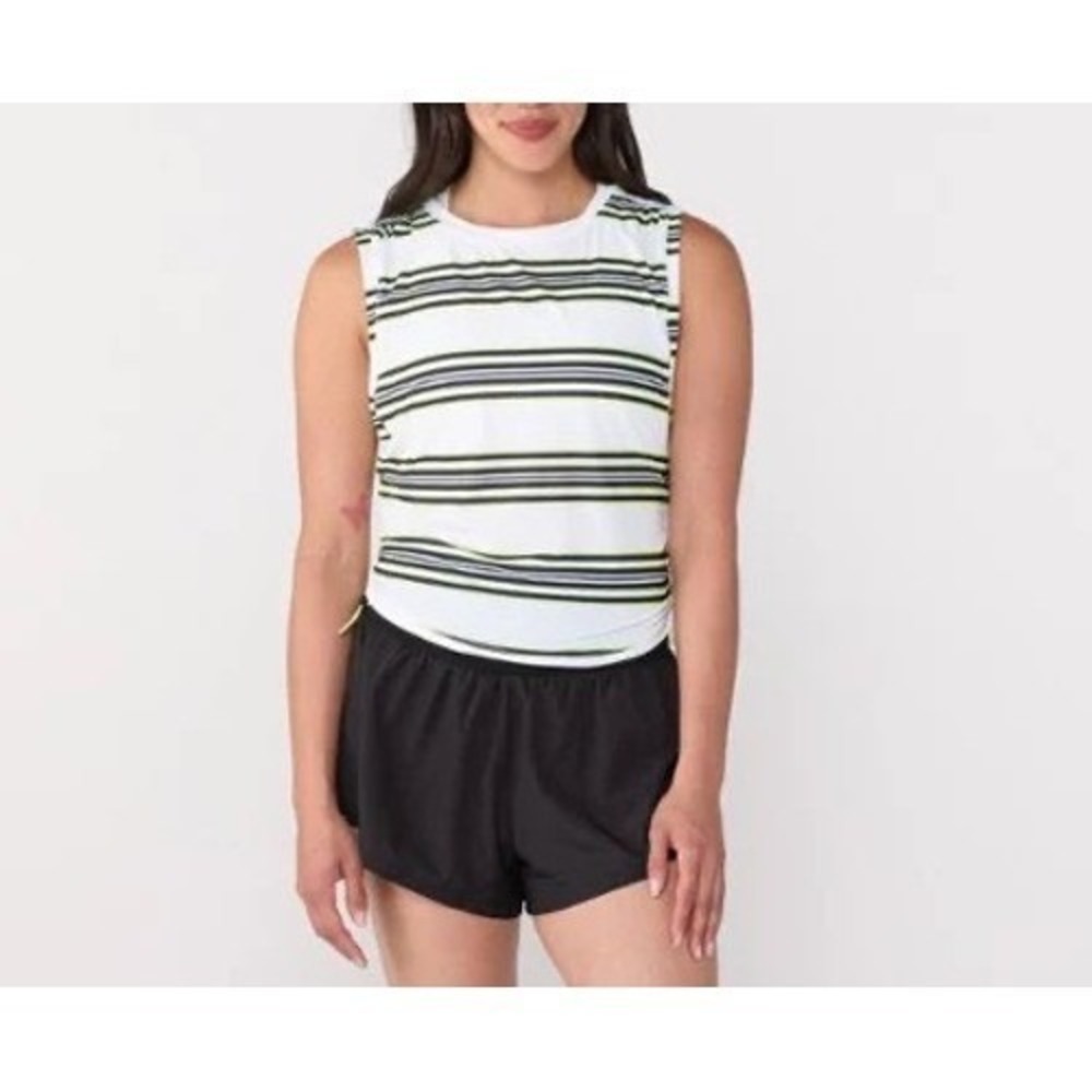 NWT FP Movement Stripe Sport Mode Muscle‎ Tank T-Shirt